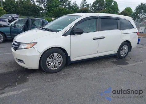 2016 Honda Odyssey Lx from USA, damaged, VIN 5FNRL5H22GB088966
